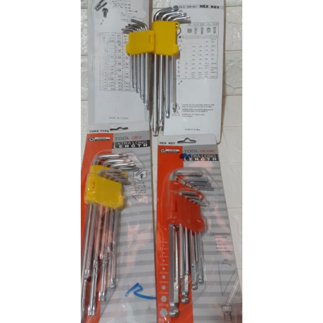 Bộ vít lục giác 9 cây
