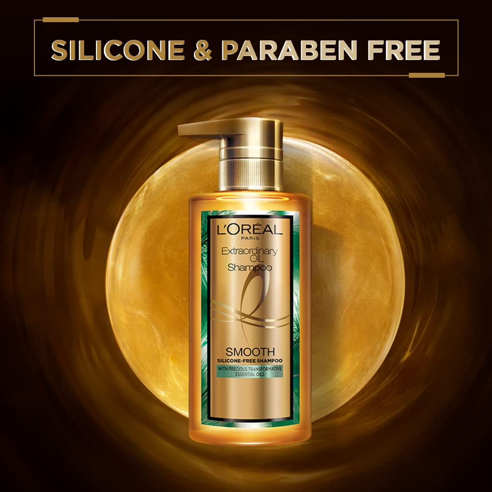 Dầu Gội L'oreal Paris Extraordinary Oil Dưỡng Tóc Suôn Mượt 440ml