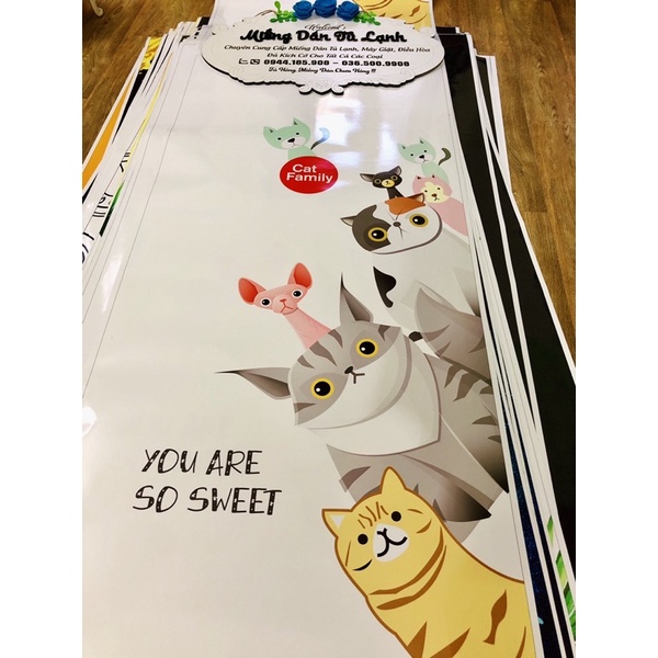 Decal dán tủ lạnh - máy giặt 3D chống nước, sẵn keo, đủ kích cỡ | BigBuy360 - bigbuy360.vn