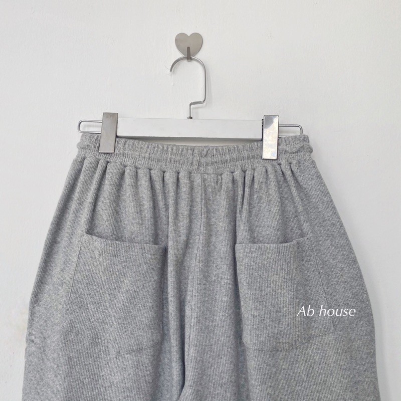 Quần Jogger Nhung Dây Rút AXIFAH Unisex (Ảnh Thật/Có Sẵn)