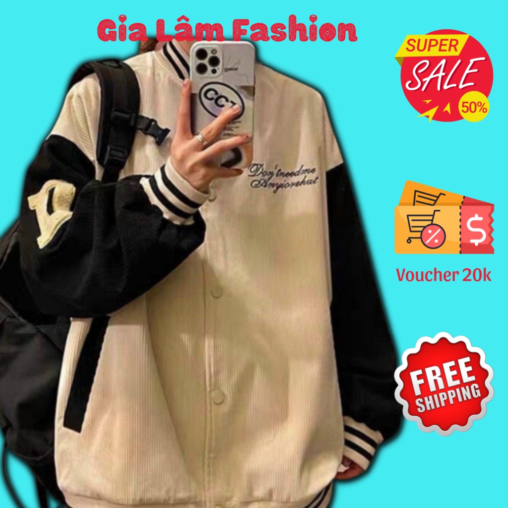 KHẨU TRANG VẢI CAO CẤP DÙNG CHO Áo khoác -  bomber Don't Need Me, áo khoác nam nữ Unisex nhung ngoại 2 lớp mịn logo thêu