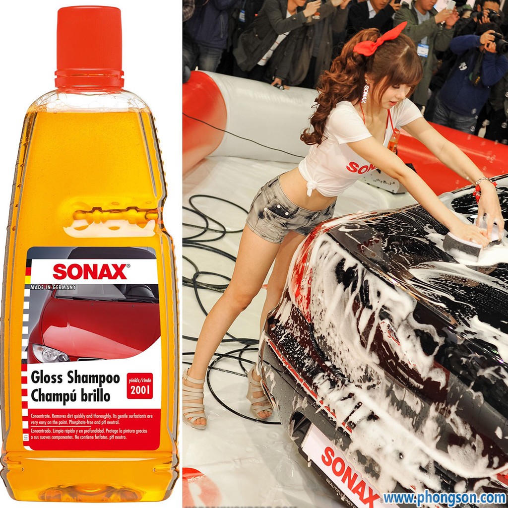 Nước rửa xe hơi cao cấp đậm đặc Sonax - Đức