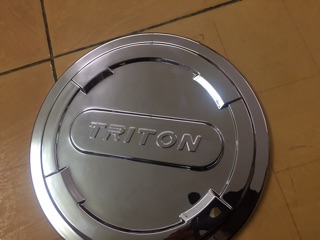 Ốp nắp xăng Triton Mạ Crom 2017/2018