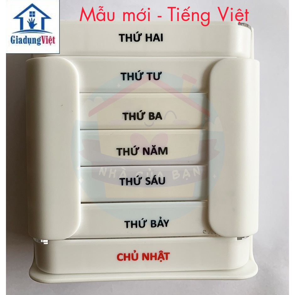 Hộp chia thuốc 7 ngày tiện dụng Tashuan TS-5317