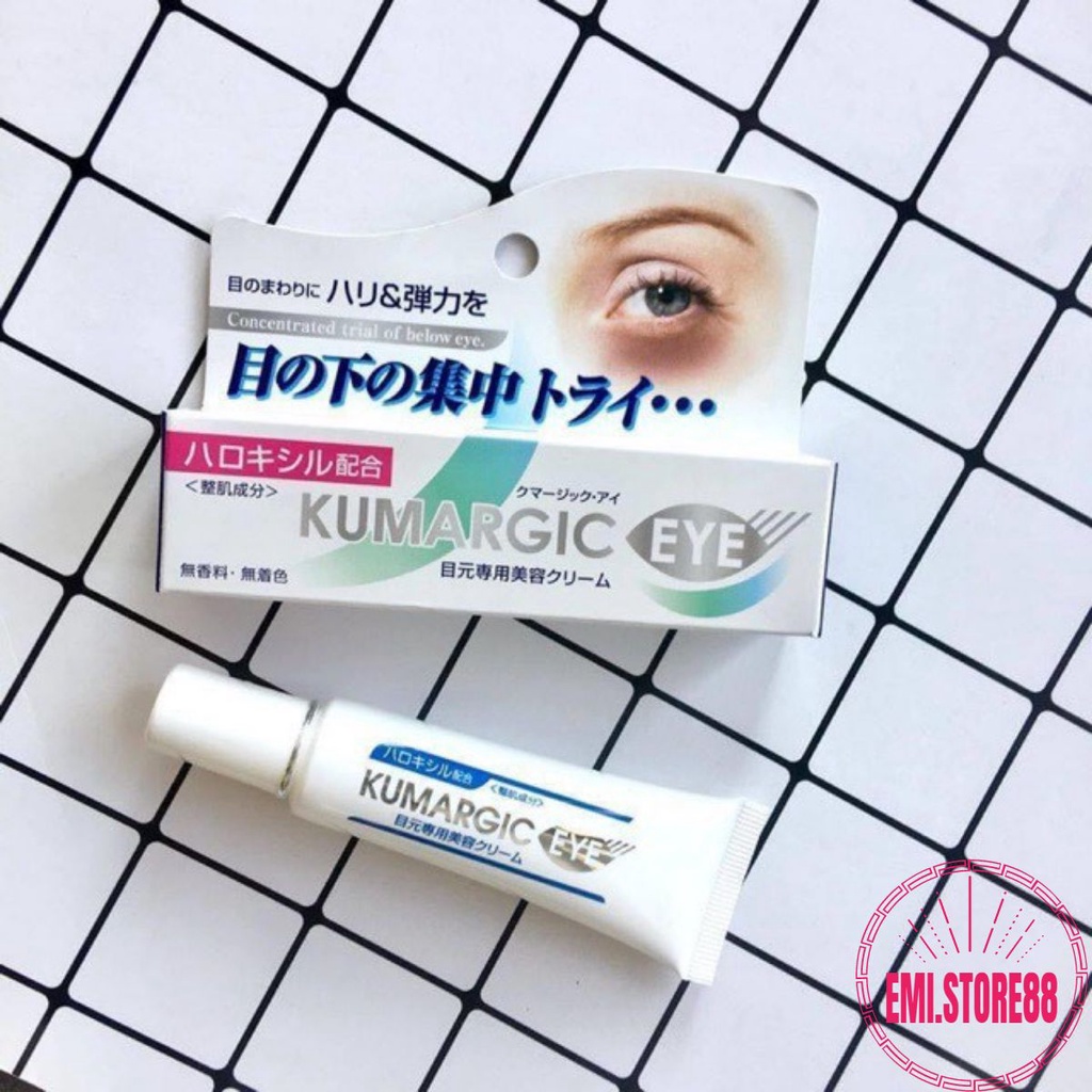 Kem Mắt Kumagic Nhật Bản 20gr Giảm Thâm, hồi phục độ căng, đàn hồi của vùng da mắt