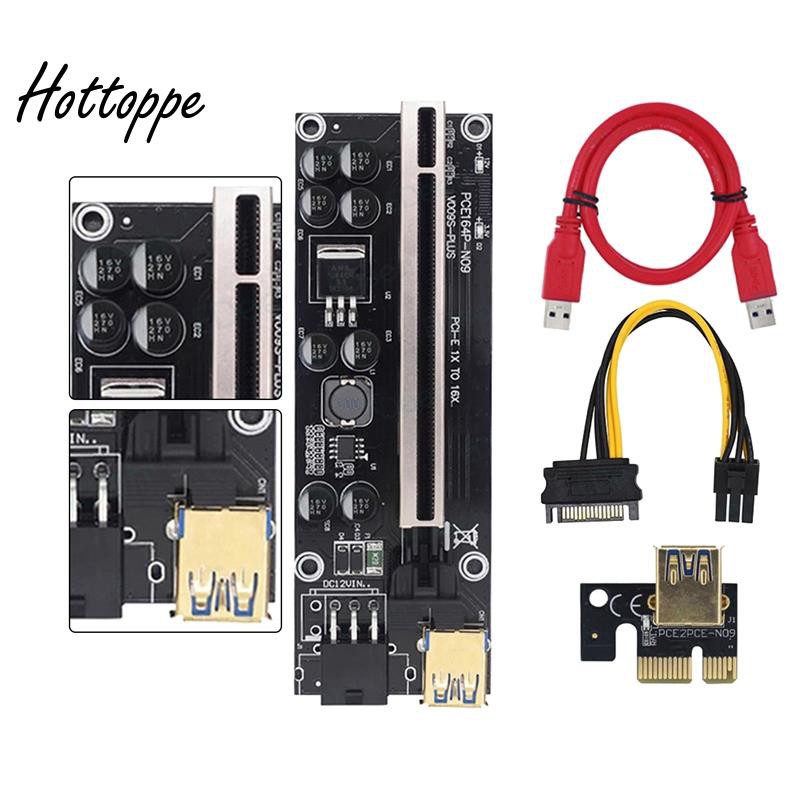 1 Thẻ Chuyển Đổi Pci-E 1x Sang 16x 6pin Usb3.0 Cho Btc Mining | BigBuy360 - bigbuy360.vn