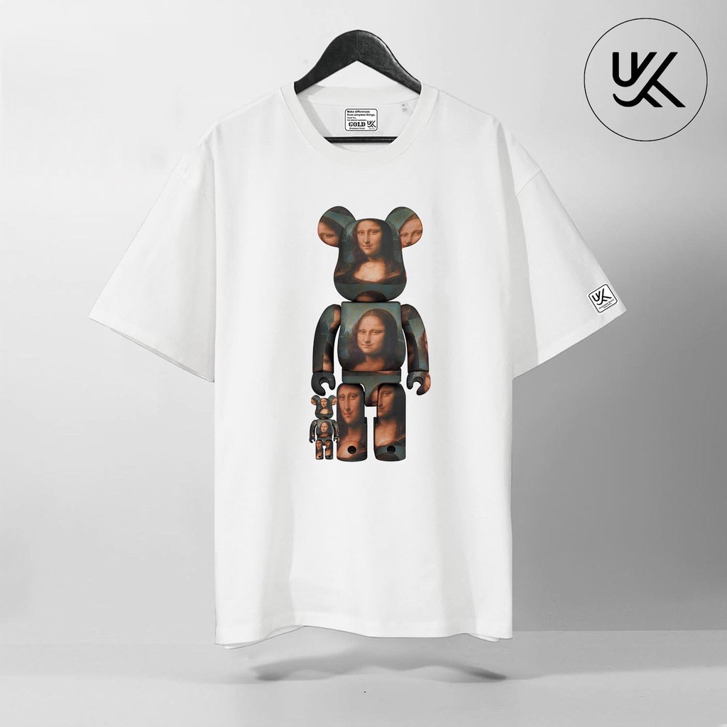 Áo Thun Tay Lỡ BearBrick, Áo phông unisex Form rộng Oversize, chất liệu Cotton. KKIMSHOP