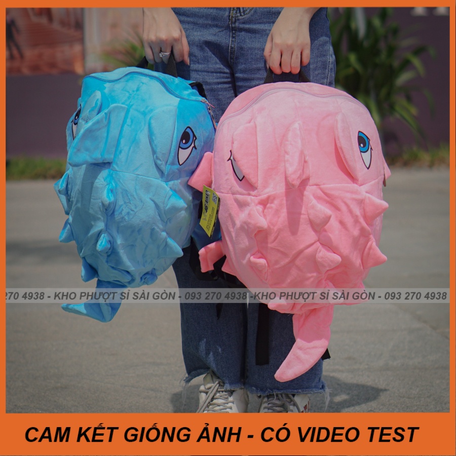 Sỉ balo khủng long vải Nhung ở HCM nhiều màu chọn lựa cho nam nữ du lịch - chụp ảnh đẹp