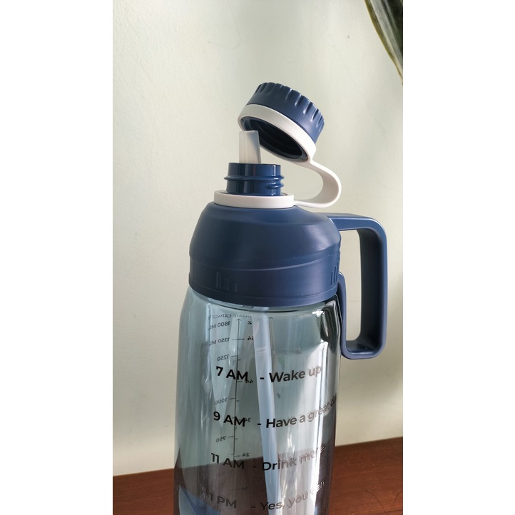 Bình nhựa PCTG MICRONWARE 1,8L - 6925 Thái Lan cao cấp có ống hút