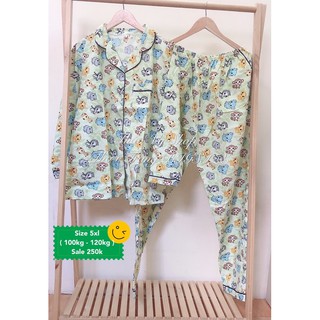Đồ bộ pijama kate lụa BIGSIZE