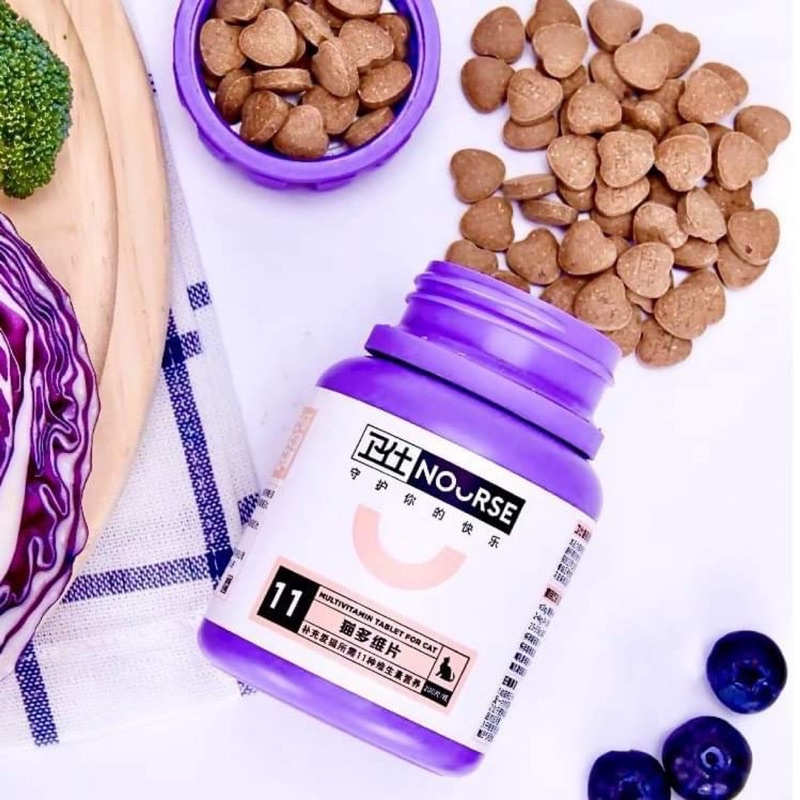 Nourse 11 Vitamin tổng hợp bổ sung dưỡng chất và kích thích ăn uống dành cho mèo