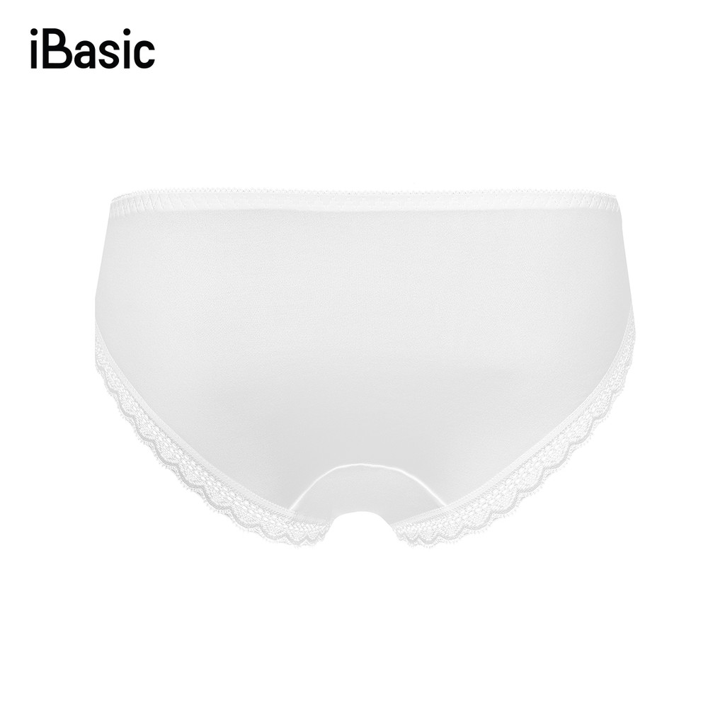 Quần lót nữ cotton bikini phối ren iBasic V153 | BigBuy360 - bigbuy360.vn