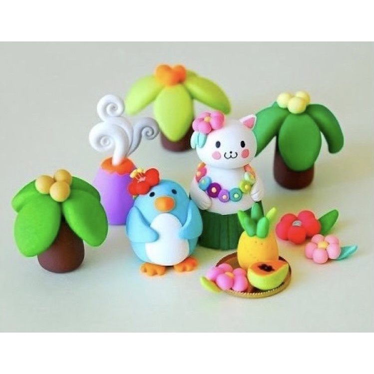 Đất nặn - đất sét tự khô an toàn Lốc 12 màu cao cấp Softclay, Butter slime