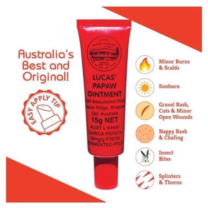 [Hàng mới về] Tuýp kem đu đủ 25g chữa vết thương Lucas PAPAW chất lượng cao cấp | BigBuy360 - bigbuy360.vn
