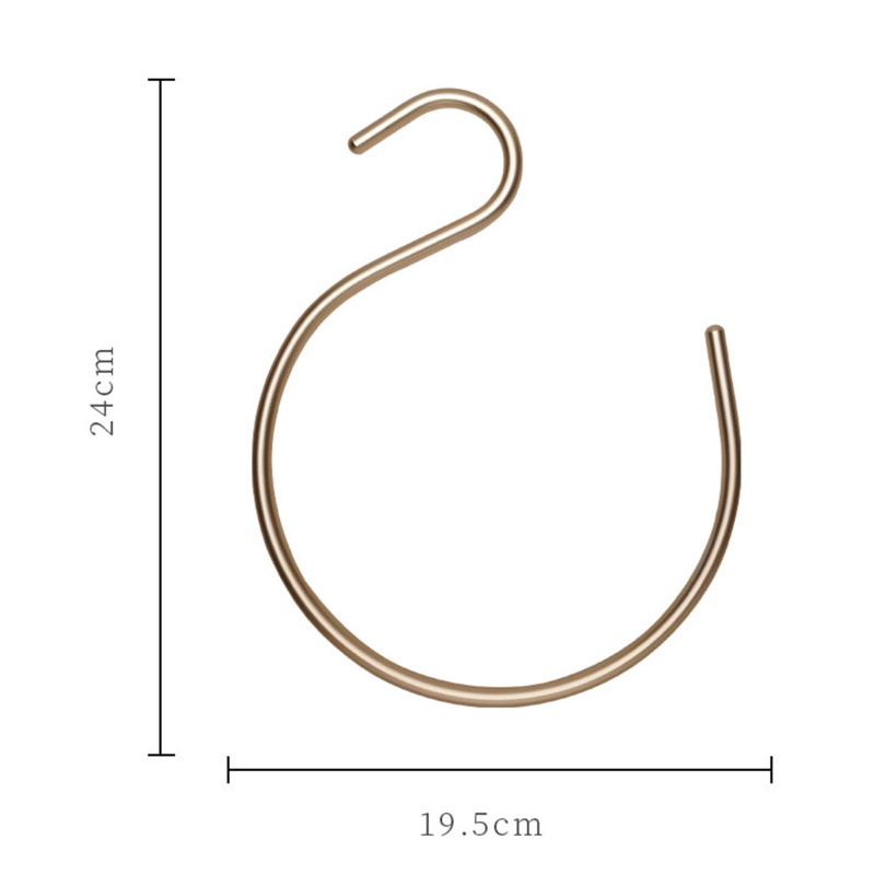 Móc Treo Cà Vạt / Thắt Lưng Hình Chữ S Bằng Hợp Kim Nhôm Tiện Dụng Cho Phòng Ngủ / Nhà Tắm