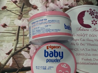 Phấn Rôm cho bé nội địa Nhật Pigeon