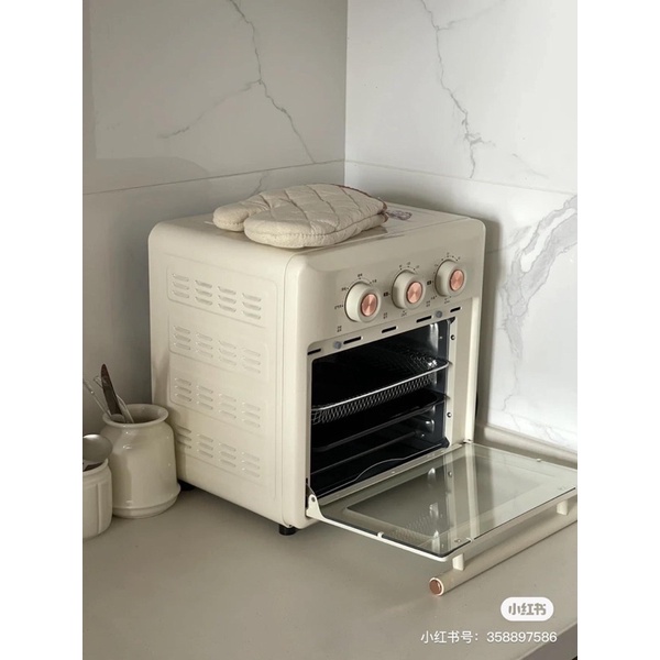 NỒI CHIÊN KO DẦU KIÊM LÒ NƯỚNG 2IN1 URINGO