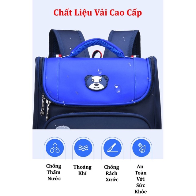 Balo học sinh SM BABY chống gù lưng cao cấp BL02