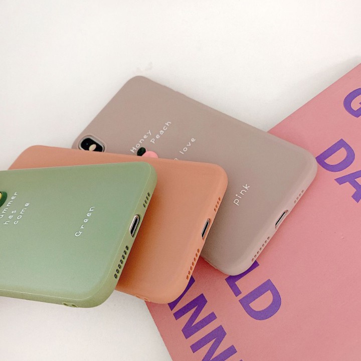 Ốp Lưng iPhone 6/6S/6Plus/6SPlus/7/8/7Plus/8Plus/X/XS/XSMax/11/11Pro/11ProMax Trái Cây 3D - Mã TZAC276