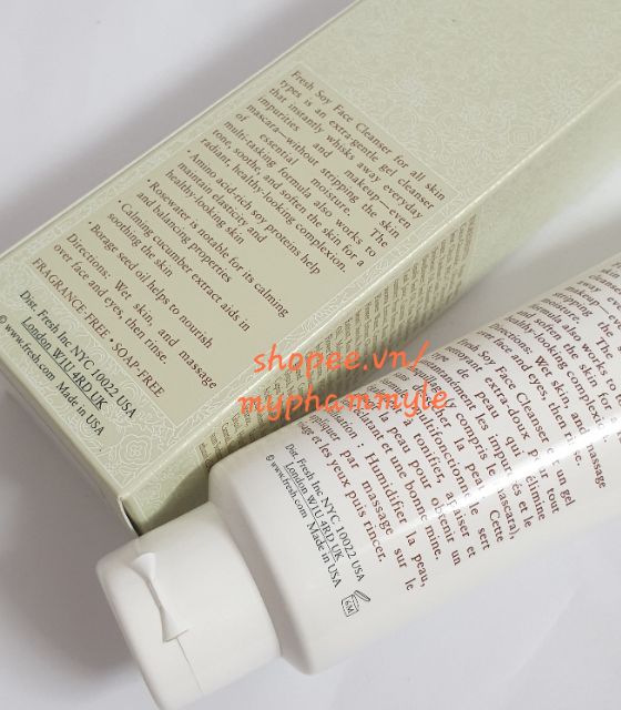 Sữa rửa Mặt Fresh soy face cleanser