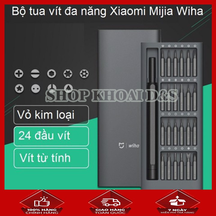 [Hàng Chính Hãng] Bộ tua vít bỏ túi đa năng Xiaomi Mijia Wiha - Tua vít Xiaomi Wiha 24 đầu thích hợp sửa chữa đồ đạc