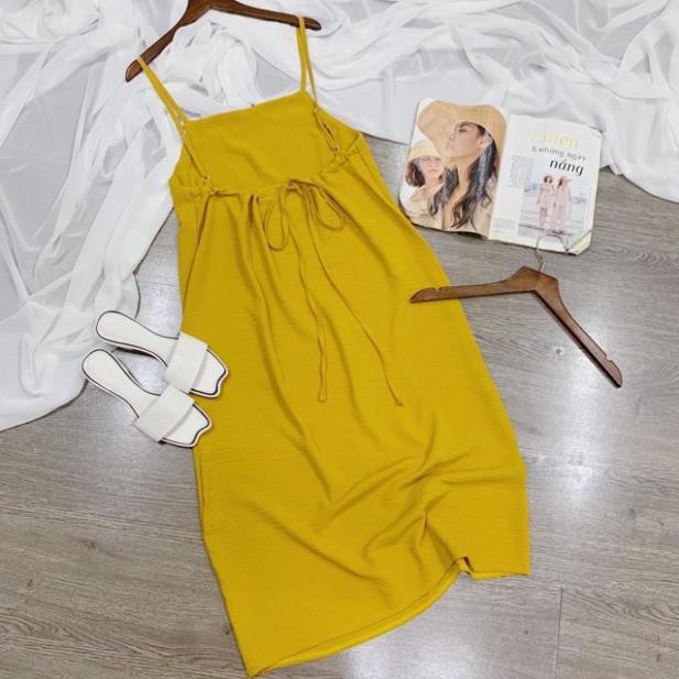 [ Mã FAMAYWA2 giảm 10K đơn 50K] [Yen Tran] Váy maxy đũi hở lưng dáng dài | BigBuy360 - bigbuy360.vn