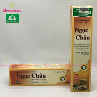 Kem Đánh Răng Ngọc Châu Dược Liệu 125g