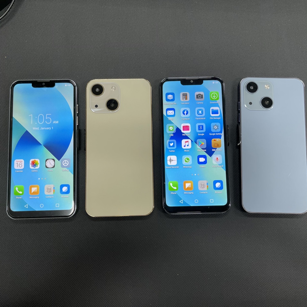Điện thoại thông minh nhận dạng vân tay toàn màn hình lớn i13pro8 + 256GB mới Hệ điều hành Android