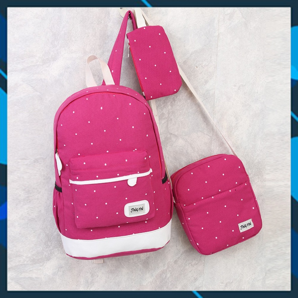 Balo bỉm sữa cho mẹ và bé 3 chi tiết trẻ trung năng động, túi xách bỉm sữa