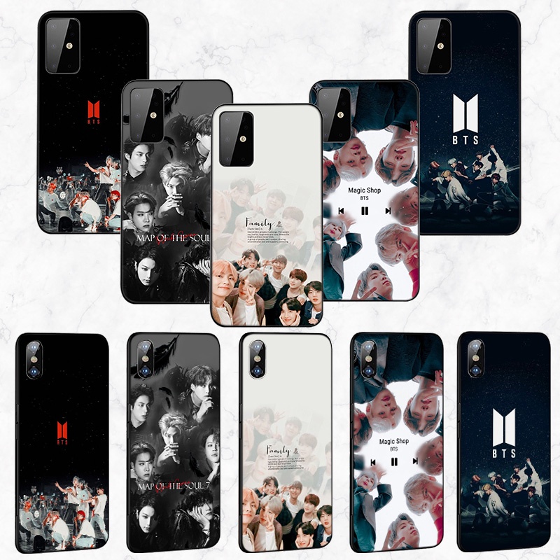 Ốp điện thoại silicone in hình BTS cho OPPO Reno 6 Pro Plus F19 A74 A53s A55 A56 A16 A16s A54s ABLU161
