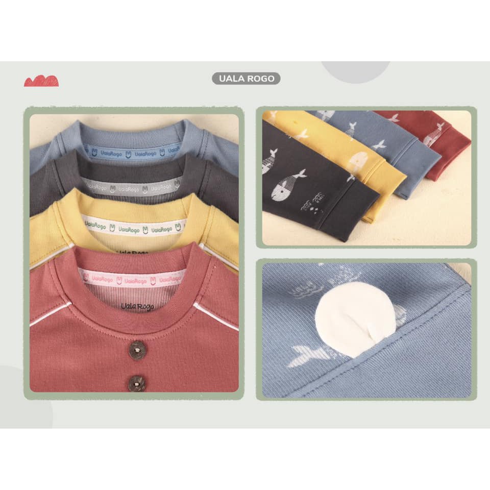 Bộ dài tay dầy Uala cho bé trai gái UR663929