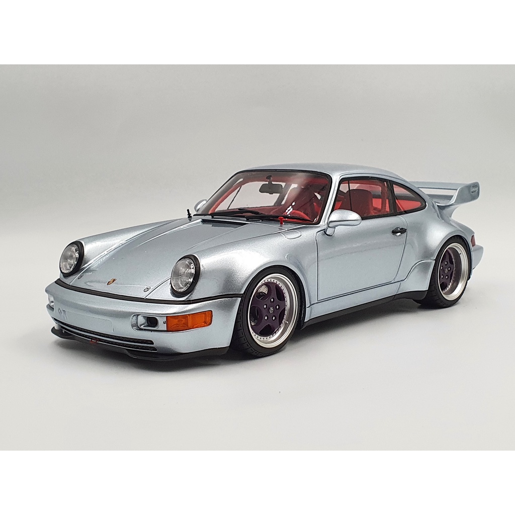 Xe Mô Hình Porsche 911 (964) RSR 1:18 GTSpirit ( Xanh Bạc )