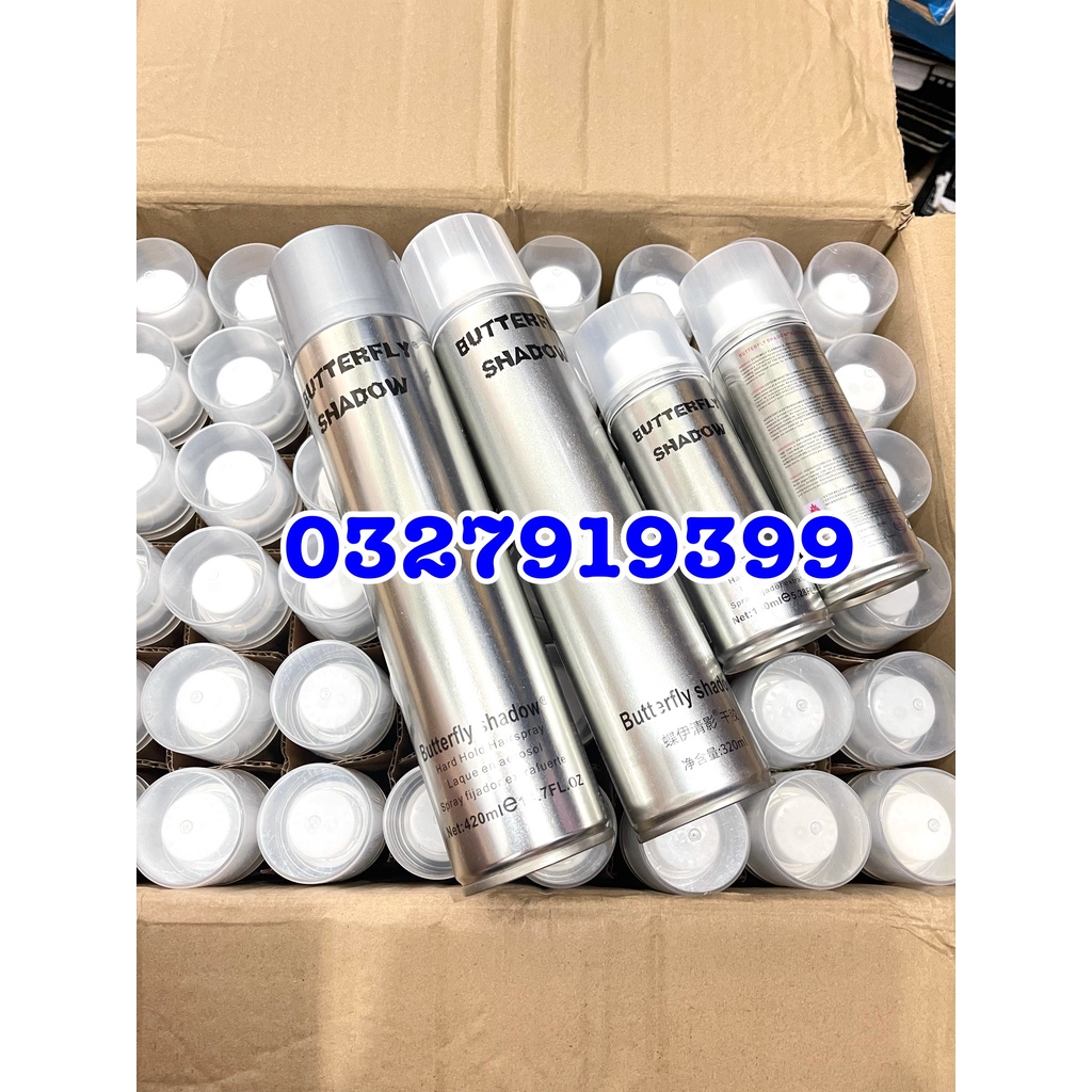✅freeship✅ Gôm xịt tóc giữ nếp chính hãng Butterfly 150-320-420-600ml