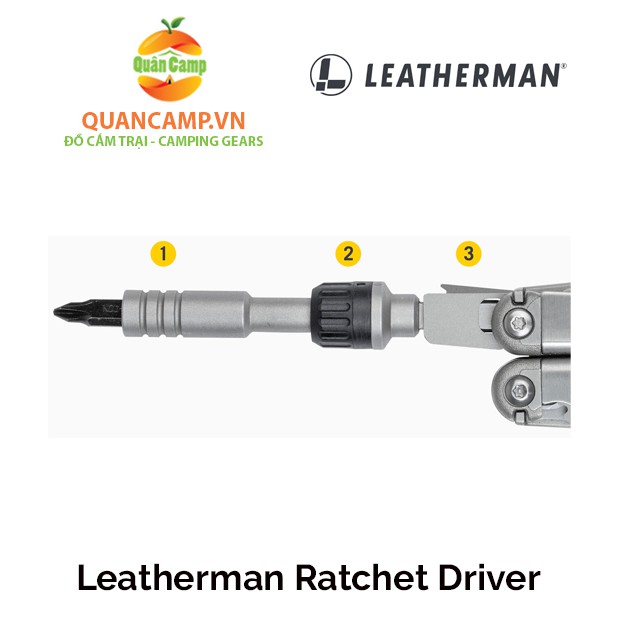 Phụ kiện đa năng Leatherman Ratchet Driver - Bảo hành chính hãng 2 năm