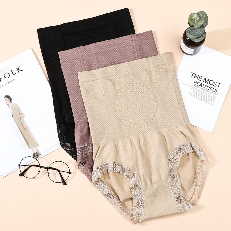 【Hàng Có Sẵn】Quần Lót Ren Có Nam Châm Giữ Ấm Phục Hồi Hông