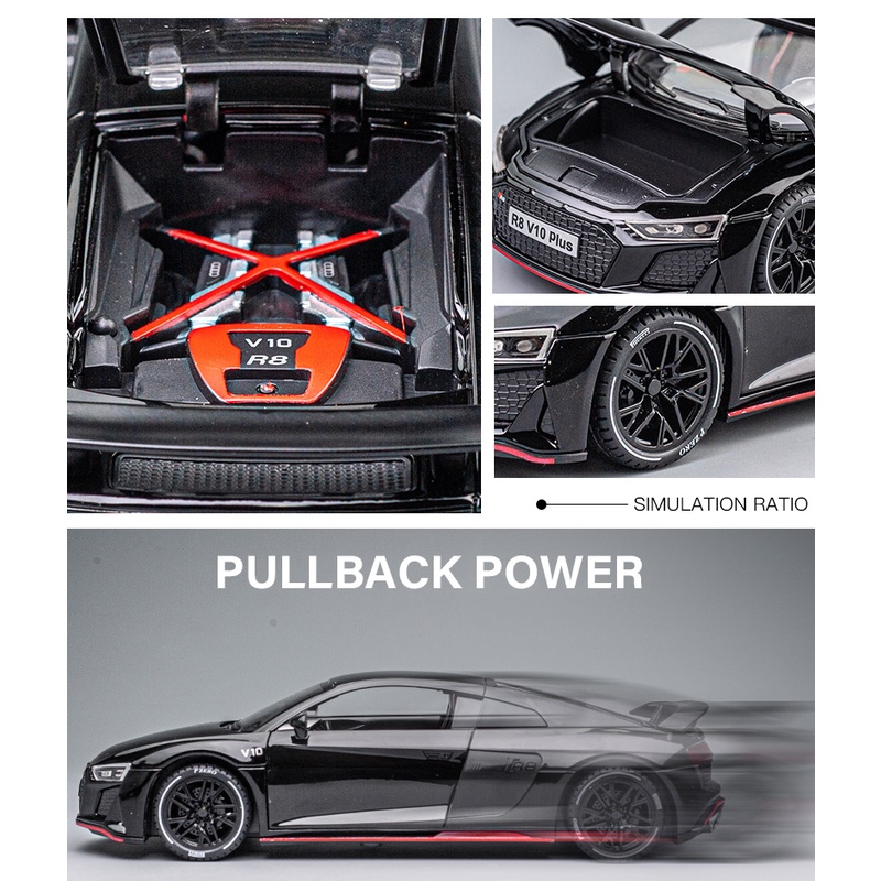 Mô Hình Xe Hơi AUDI R8 Performance Đồ Chơi 1: 24