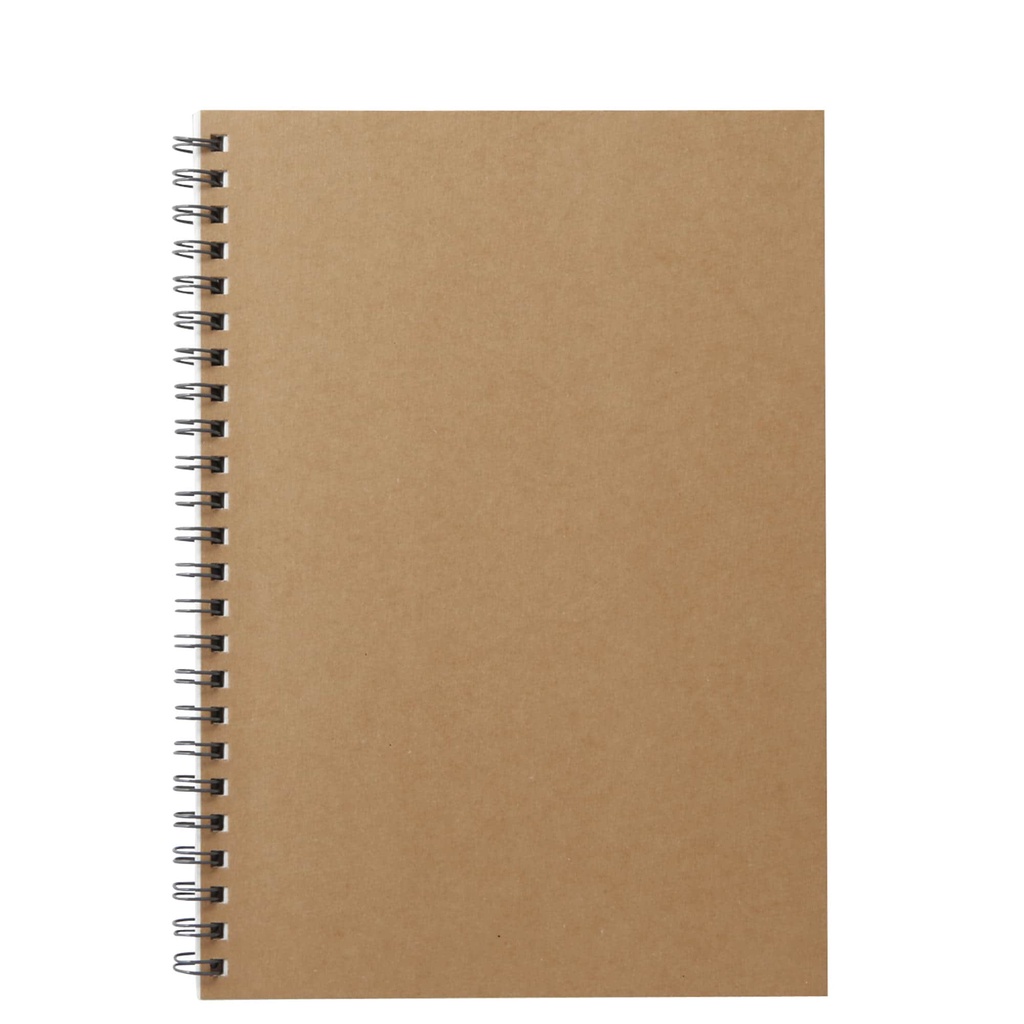 Muji Sổ Lò Xo Kép A5 màu Be 48 TỜ