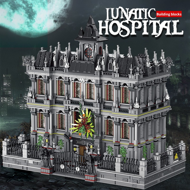Đồ chơi Lắp ráp Mô hình Palos 613002 Lunatic Hospital MOC series 7537pcs