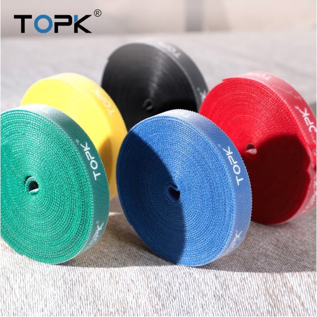 Dây quấn velcro tiện lợi TopK (Bản rộng 1.5 cm)