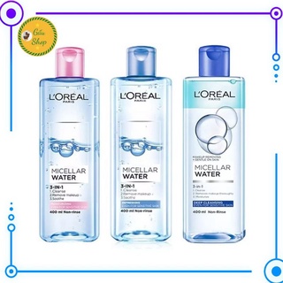 [Sẵn] Nước Tẩy Trang L'oreal Tươi Mát Refreshing 3-in-1 Micellar Water 400ml