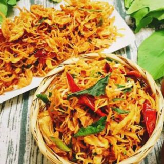 Cơm cháy chiên nước mắm mỡ hành...