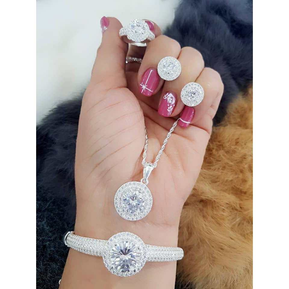 bộ trang sức bạc ta cao cấp