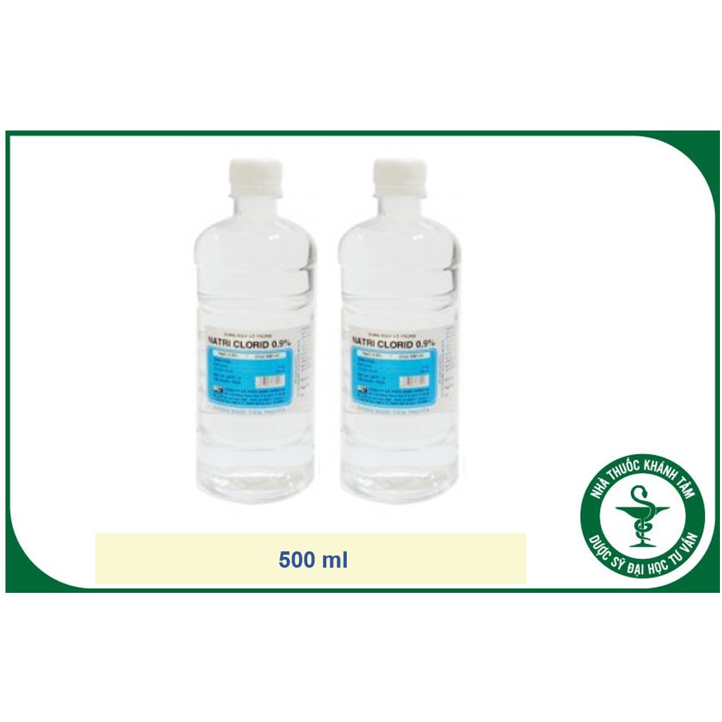 ✅ [CHÍNH HÃNG] Nước muối sinh lý natri clorid 3/2 500ml và 1000ml