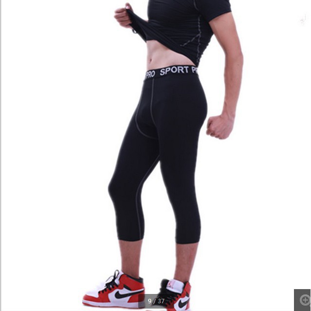 Quần giữ nhiệt nam - Quần legging lửng Procombat 3/4