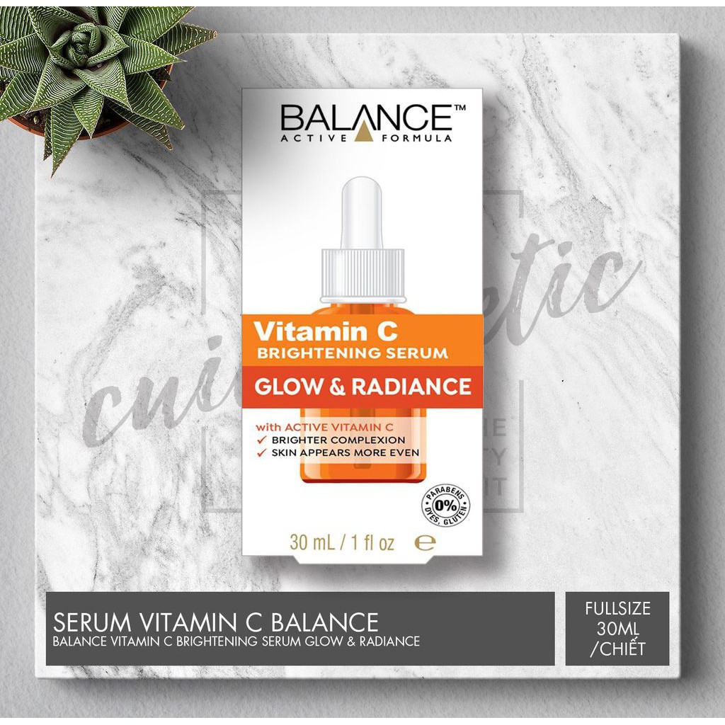 Tinh chất dưỡng sáng da, mờ thâm Balance Active Formula Vitamin C Power - 30ml