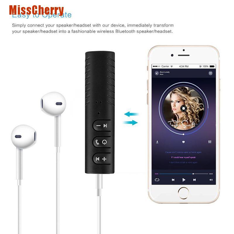 Bộ Thu Tín Hiệu Âm Thanh Bluetooth Không Dây Với Giắc Cắm 3.5mm