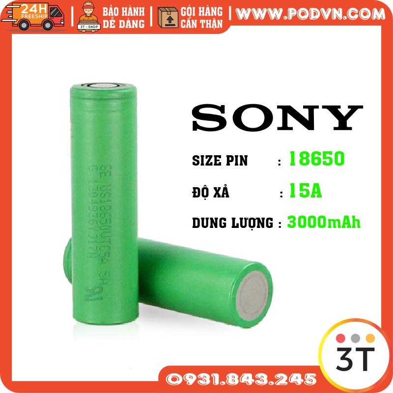 Pin Sony VTC6 Chính hãng Original Li ion INR 18650 15A 3000mah vapeland.vn