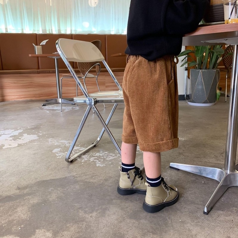 Quần Short Nhung Thiết Kế Mới Thời Trang Mùa Thu Theo Phong Cách Hàn Quốc Dành Cho Bé Gái