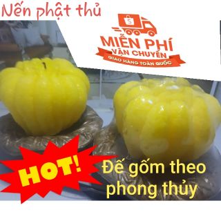 Miễn phí ship 2 cặp nến phật thủ cao cấp