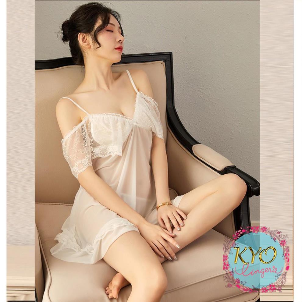 [ Mới 2020 - LOẠI I] ❤HOT 2020 ❤ váy ngủ thun lưới ren -đầm ngủ sexy cao cấp B1040 | BigBuy360 - bigbuy360.vn